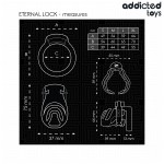 ADDICTED TOYS LOCKED - ETERNAL LOCK PENISKÃFIG 9 CM